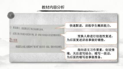 《猎人海力布》说课课件设计思路与内容解析